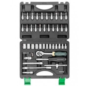 Комплект 46 части, шестостен, 1/4", 4-14мм, ROCKFORCE 2462-5