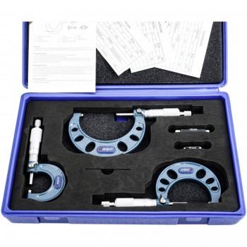 Комплект микрометри DASQUA, 0.01, 0 - 75 mm, 3 броя